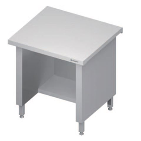 Stůl pod pokladnu vnitřní, vrchní deska z nerezové oceli, 800x735x880 mm | STALGAST, ST 247