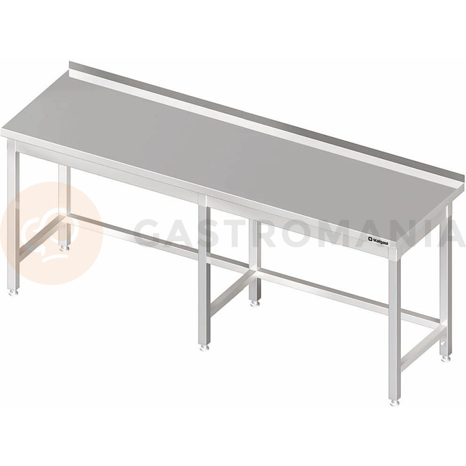 Stůl nerezový přístěnný bez police 2400x700x850 mm |  STALGAST, 980037240