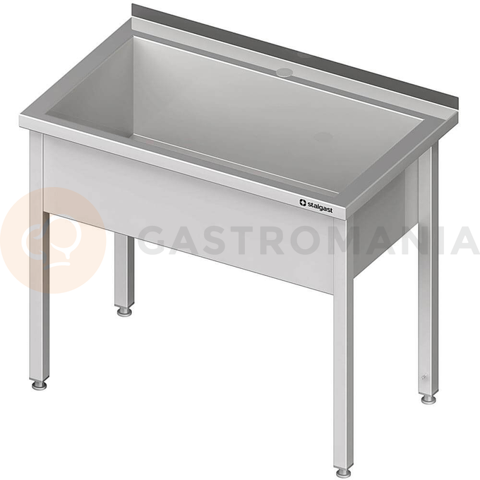 Pracovní stůl s jednokomorovou vanou, hl. 300 mm, 600x700x850 mm | STALGAST, 981337060