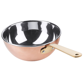 Měděný wok s průměrem 140 mm | CONTACTO, 8767/140