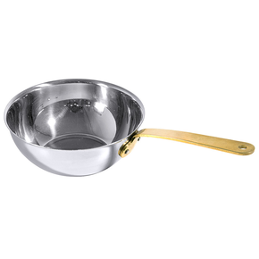 Wok z nerezové oceli, průměr 140 mm | CONTACTO, 3397/140