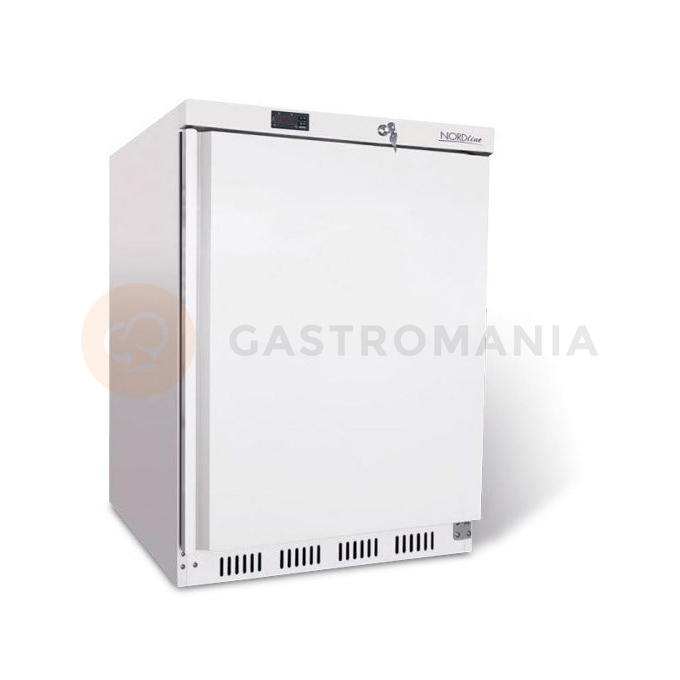 Chladící skříň bílá - plné dveře 130 l, od -2 do +8°C, 603x595x855 mm | TEFCOLD, UR 200