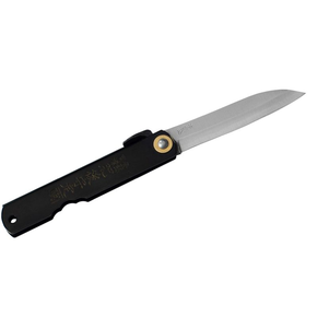Kapesní nůž, 79 mm | HIGONOKAMI, Shirogami Sasaha Black
