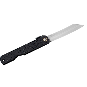 Kapesní nůž, 80 mm, černý | HIGONOKAMI, Aogami Mizushibuki