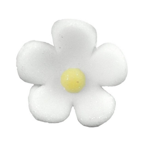 Květ mini z cukru 1,5 cm, bílý, sada 100 ks. | MAGMART, K 062