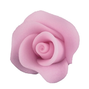 Květ růže střední z cukru 3 cm, růžová | MAGMART, RS 02