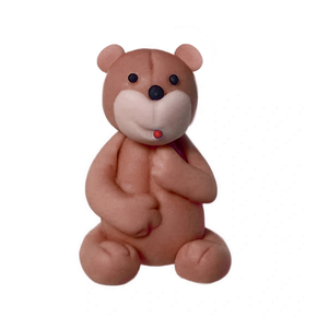 Medvídek, cukrová figurka 6 cm, hnědý | MAGMART, ZW-M