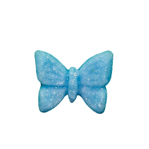 Motýlek mini, modrý, figurka z cukru, 1,5 cm, sada 100ks. | MAGMART, MTM01
