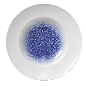 Talíř na těstoviny z porcelánu, Ø 26 cm, bílo-modrý | FINE DINE, Serenity