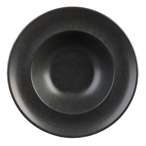 Talíř na těstoviny z porcelánu, Ø 26 cm, černý | PORLAND, Seasons Coal