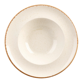 Talíř na těstoviny z porcelánu, Ø 26 cm, krémový | PORLAND, Seasons Sand