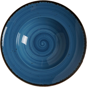 Talíř na těstoviny z porcelánu, Ø 27 cm, modrý | FINE DINE, Kolory Ziemi Iris