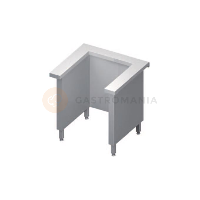 Box, vrchní deska z nerezové oceli, 800x735x880 mm | STALGAST, ST 242