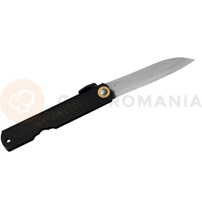 Kapesní nůž, 79 mm | HIGONOKAMI, Shirogami Sasaha Black