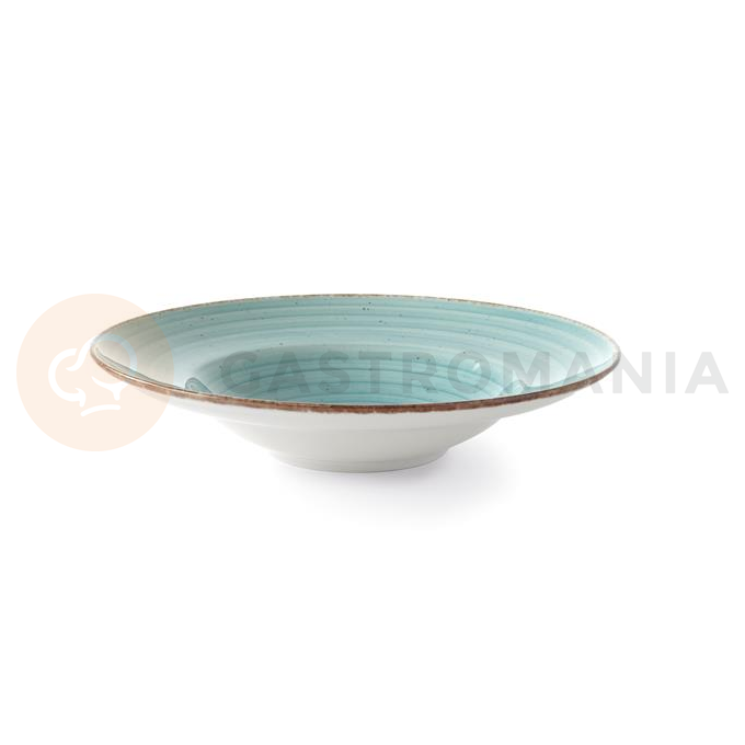 Talíř na těstoviny z porcelánu, Ø 26 cm, modrý | FINE DINE, Kolory Ziemi Turkus