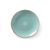 Plytký talíř z porcelánu, Ø 27 cm, modrý | FINE DINE, Turkus