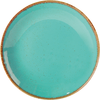 Plytký talíř z porcelánu, Ø 28 cm, tyrkysový | PORLAND, Seasons Laguna