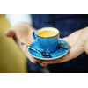 Šálek na cappuccino z porcelánu, 0,285 l, modrý | FINE DINE, Kolory Ziemi Iris