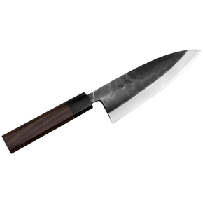 Nůž Deba, 16,5 cm | HIDEO KITAOKA, Shirogami Black Oktagon