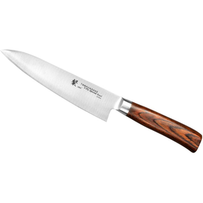Nůž šéfkuchaře, 18 cm | TAMAHAGANE, SAN Brown