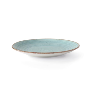 Plytký talíř z porcelánu, Ø 21 cm, modrý | FINE DINE, Kolory Ziemi Turkus
