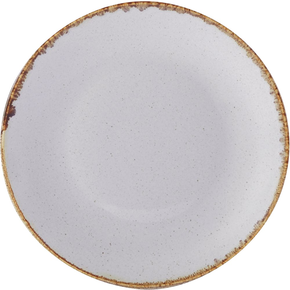 Plytký talíř z porcelánu, Ø 24 cm, světle šedý | PORLAND, Seasons Ashen