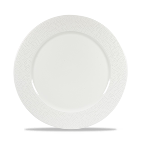 Plytký talíř z porcelánu s širokým okrajem, Ø 30,5 cm | CHURCHILL, Isla
