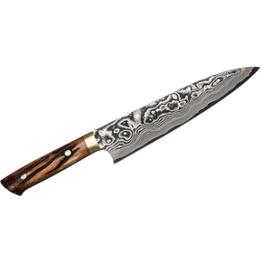 Ručně kovaný nůž šéfkuchaře  21cm VG-10 | TAKESHI SAJI, H-V10D-CH-210YBB