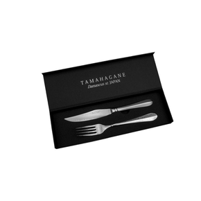 Sada steakový nůž a vidlička | TAMAHAGANE, KS003