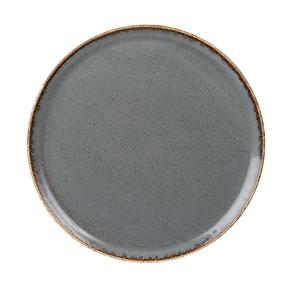 Talíř na pizzu z porcelánu, Ø 32 cm, šedý | PORLAND, Seasons Stone