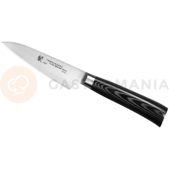 Loupací nůž, 9 cm | TAMAHAGANE, SAN Black