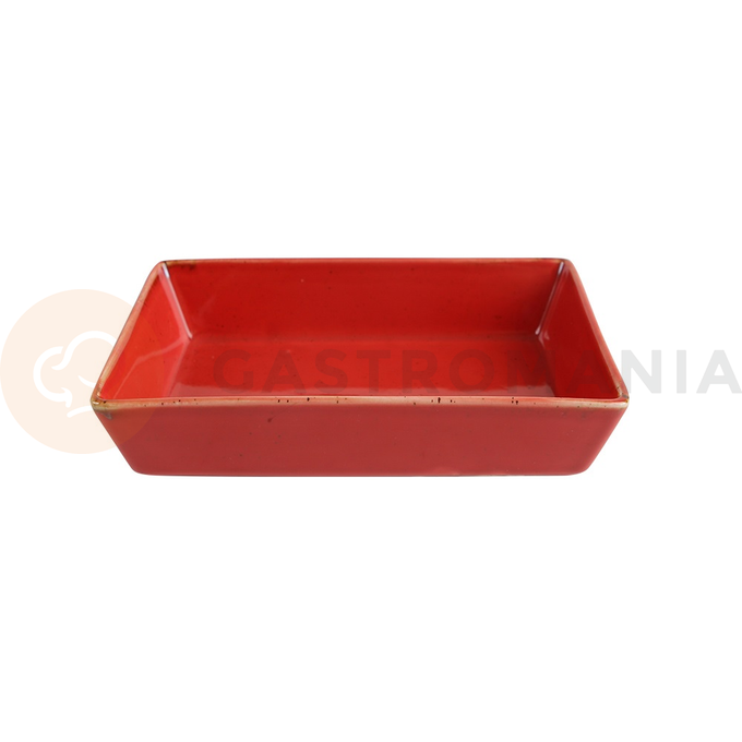 Miska na předkrmy z porcelánu, 16x11 cm, červená | PORLAND, Seasons Magma