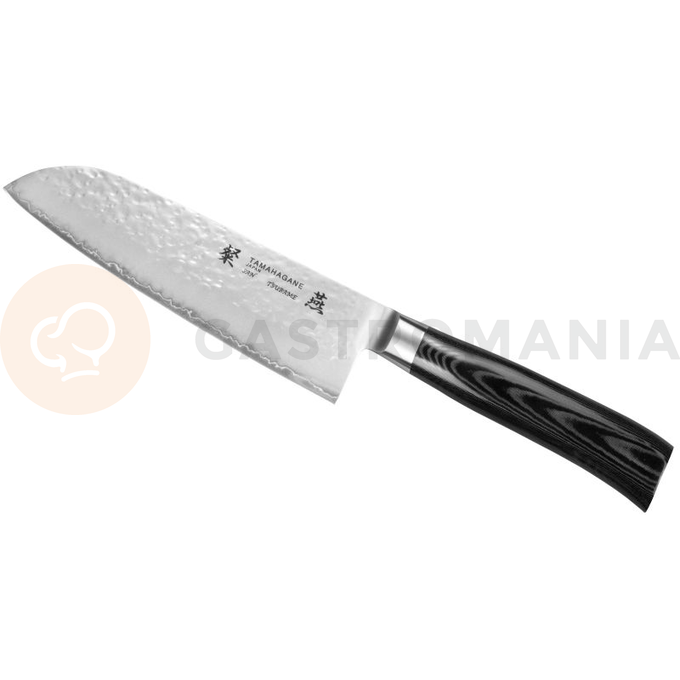 Nůž Santoku, 17,5 cm | TAMAHAGANE, Tsubame Black