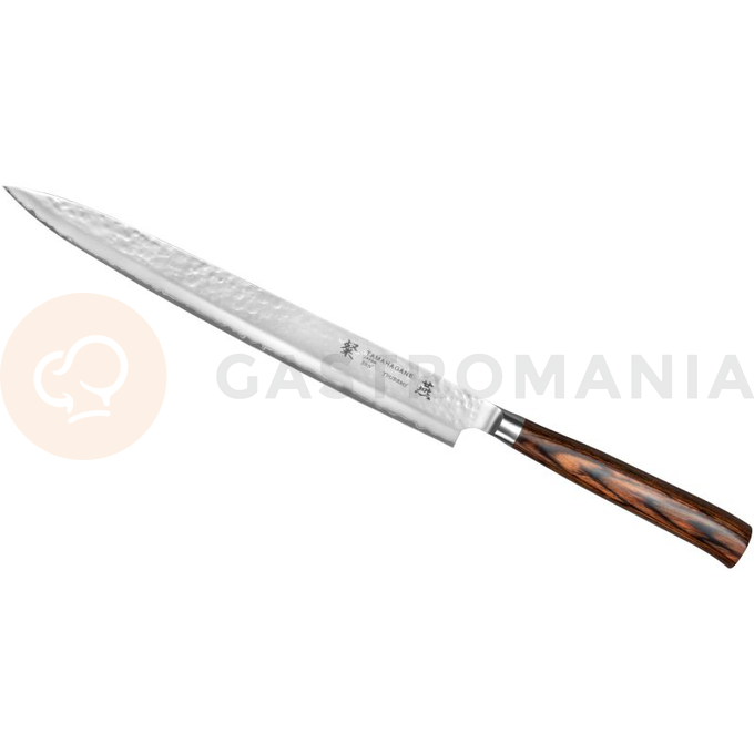 Nůž Sashimi, 27 cm | TAMAHAGANE, Tsubame Brown