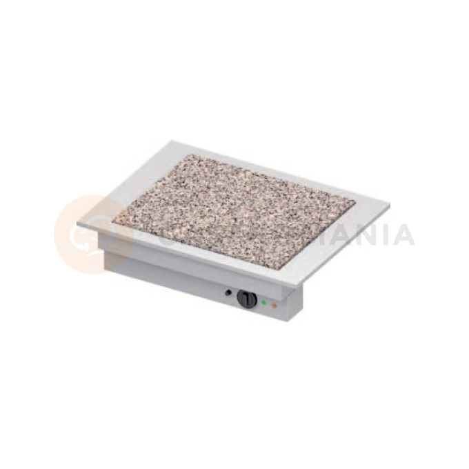 Ohřívací deska ze žuly 2xGN 1/1, vrchní deska z nerezové oceli, 830x620x270 mm | STALGAST, ST 315