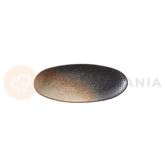 Oválný talíř z kameniny, délka 25 cm | FINE DINE, Moon