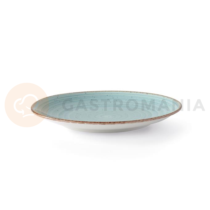 Plytký talíř z porcelánu, Ø 21 cm, modrý | FINE DINE, Kolory Ziemi Turkus
