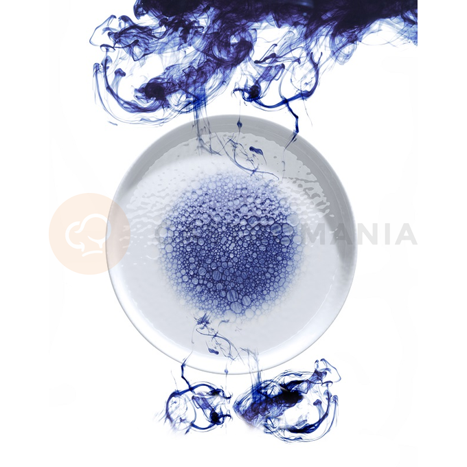 Plytký talíř z porcelánu, Ø 27 cm, bílo-modrý | FINE DINE, Serenity