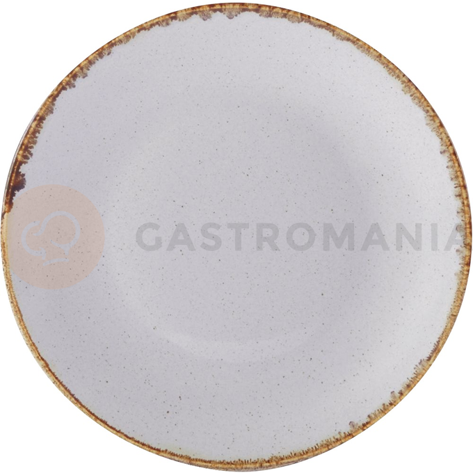 Plytký talíř z porcelánu, Ø 28 cm, světle šedý | PORLAND, Seasons Ashen