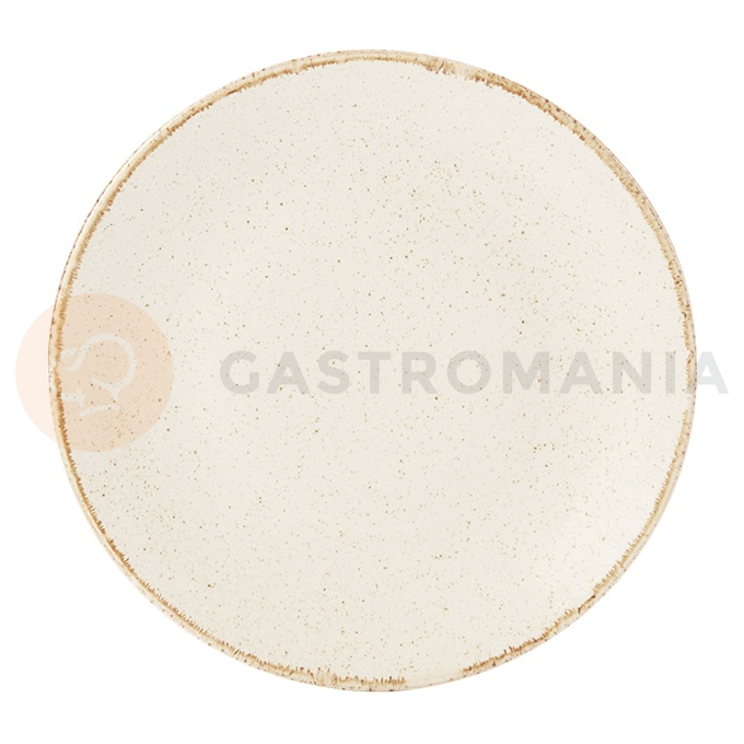 Plytký talíř z porcelánu, Ø 30 cm, krémový | PORLAND, Seasons Sand