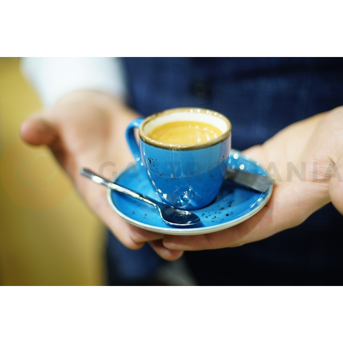 Šálek na espresso z porcelánu, 0,075 l, modrý | FINE DINE, Kolory Ziemi Iris