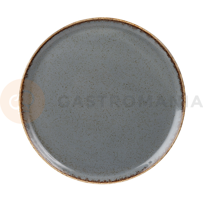 Talíř na pizzu z porcelánu, Ø 32 cm, šedý | PORLAND, Seasons Stone