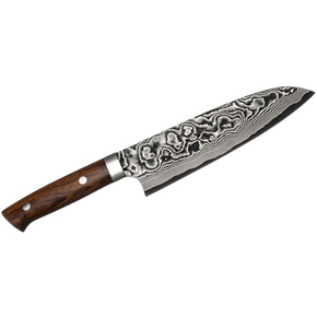 Nůž Santoku, 18 cm, VG-10 | TAKESHI SAJI, H-V10D-SA-180IW