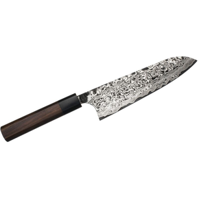 Ručně kovaný nůž Santoku, 18 cm, R-2 | TAKESHI SAJI, H-R2D-SA-180RW
