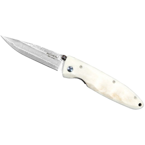 Skládací nůž, 8,5 cm | MCUSTA, Classic Wave Corian Damascus