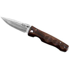 Skládací nůž, 8,5 cm | MCUSTA, Elite Iron Wood Damascus
