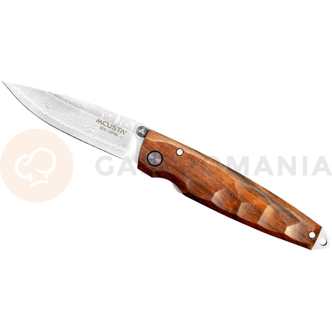 Skládací nůž, 6,5 cm | MCUSTA, Shinra Emotion 2 Iron wood Damascus