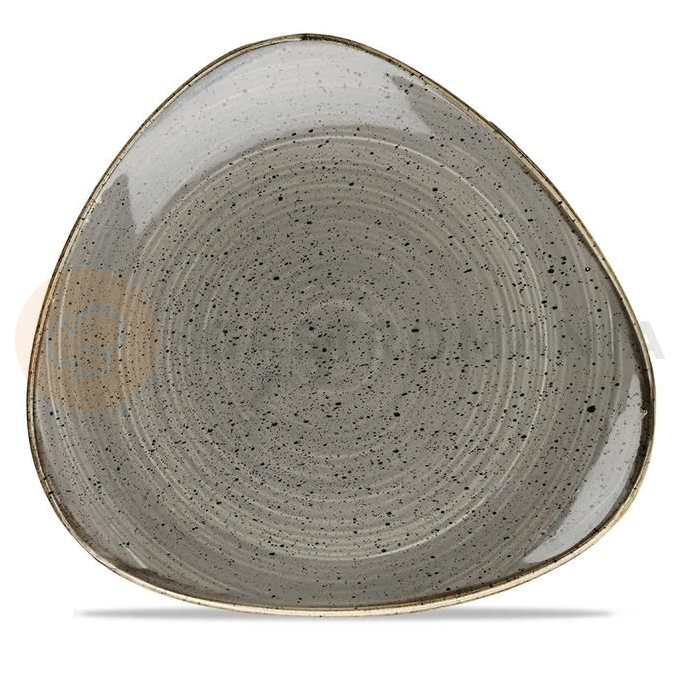 Talíř trojúhelníkový 229mm | CHURCHILL, Peppercorn Grey