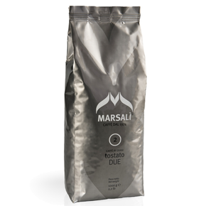 Káva zrnková 1 kg - 70% Arabica, 30% Robusta | MARSALI, Tostato DUE