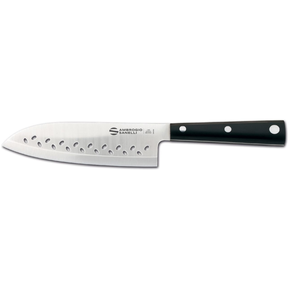 Nůž Santoku perforovaný, 16 cm | AMBROGIO SANELLI, Hasaki